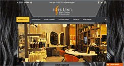 Desktop Screenshot of affectionhair.com