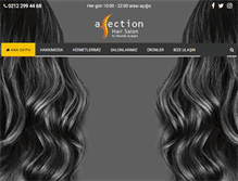 Tablet Screenshot of affectionhair.com